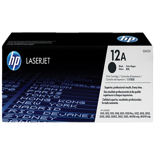 HP 12A Black Toner Cartridge